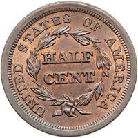U.S. Half Cent Coin